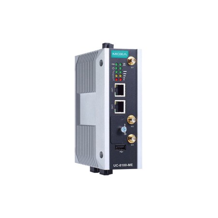 Moxa Arm-Based Wireless-Enabled Din-Rail Indust. Computer, Uc-8112-Me-T-Lx UC-8112-ME-T-LX
